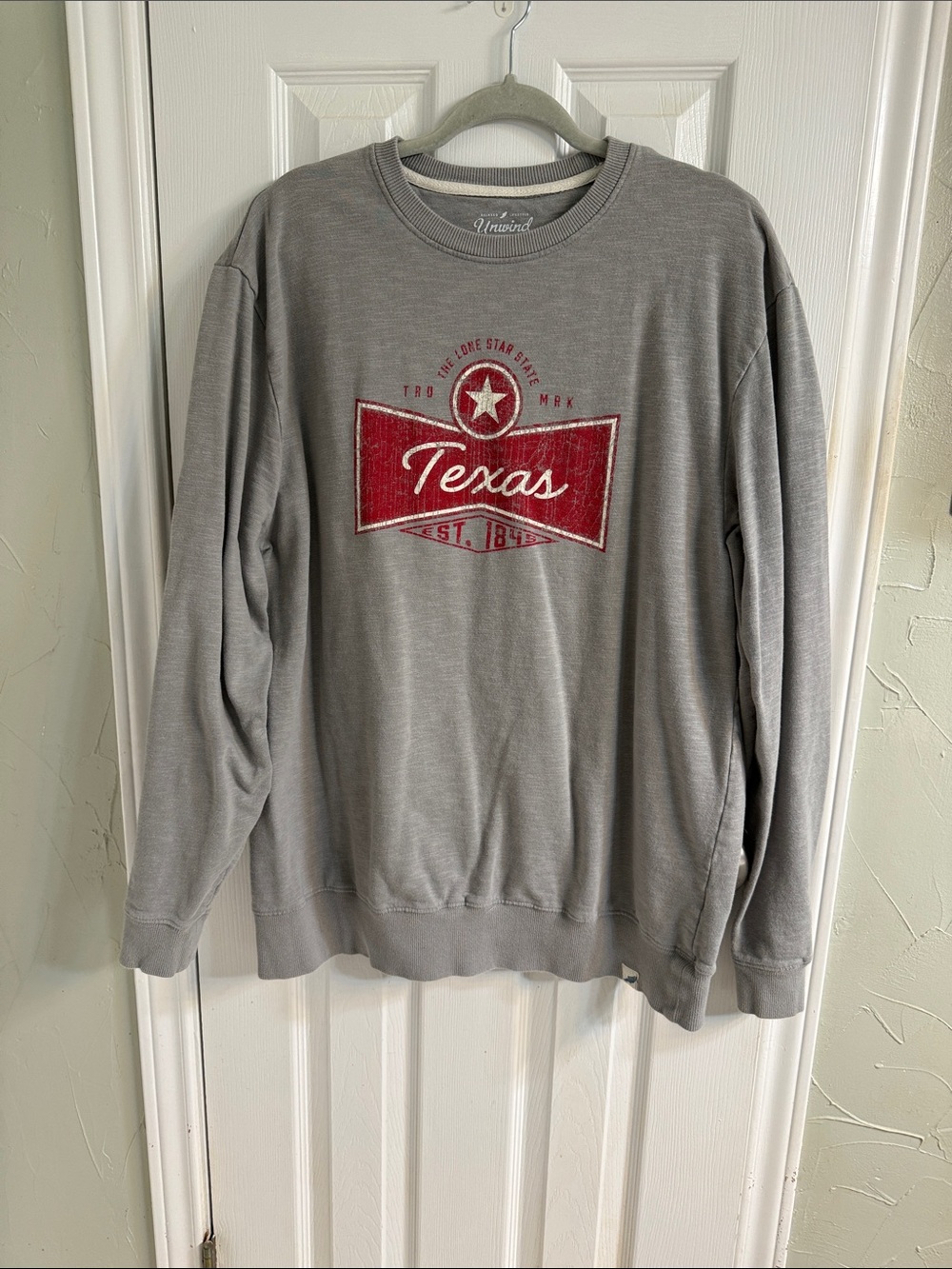 League Unwind Crewneck Sweatshirt in Taupe